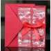 Red Wedding Invitaton with Dragon and Phoenix Wedding Card